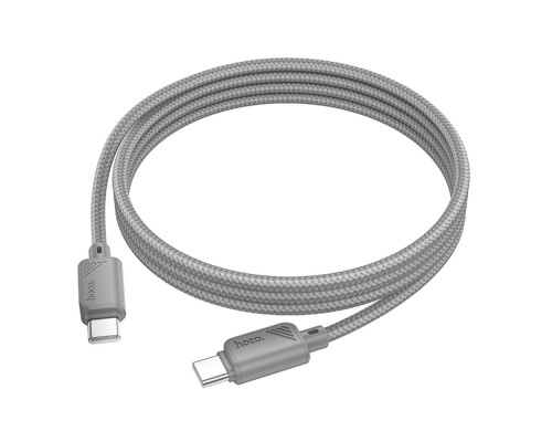 Кабель USB Hoco X113 Type-C to Type-C 60W Колір Сiрий 6942007646222 ma36775_3609173