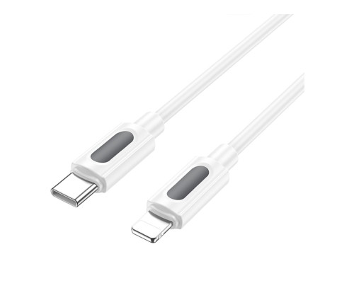 Кабель USB Borofone BX114 Silicone Type-C to Lightning PD27W Колір Бiлий 6941991116834 ma35939_3605848