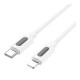 Кабель USB Borofone BX114 Silicone Type-C to Lightning PD27W Колір Бiлий 6941991116834 ma35939_3605848