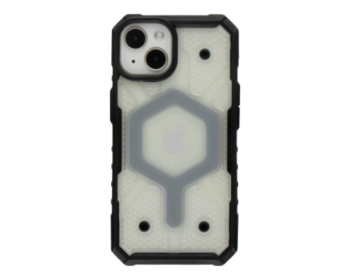 Чохол TPU+PC ArmorHex Magnetic Case для iPhone 15 Колір Transparent Grey 2020000464778 ma37068_3610188