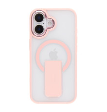 Чохол TPU+PC FlexGuard Magnetic Ring Stand для iPhone 16 Колір Pink 2020000467021 ma36751_3609014