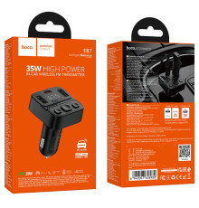 FM-трансмітер Hoco E87 USB-C PD20W+USB 15W Total 35W Колір Чорний 6942007658980 ma37900_3665062