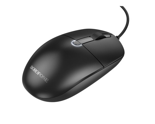 USB Миша Borofone BG17 Morning Колір Чорний 6941991119125 ma36602_3608639