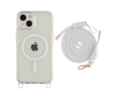 Чохол TPU+PC LanyardCase with MagSafe для iPhone 15 Колір Black 2020000477259 ma37092_3610311