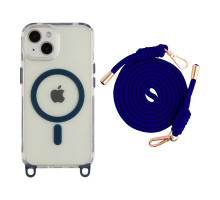 Чохол TPU+PC LanyardCase with MagSafe для iPhone 16 Indigo Blue ma37097_3610347 2020000476955