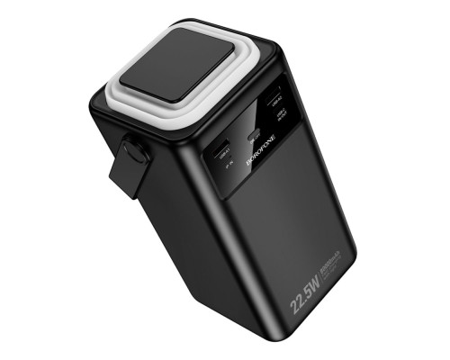 Універсальна Мобільна Батарея Power Bank Borofone BJ65B High 22.5W+PD20W+four-cables 80000mAh Колір Чорний 6941991122057 ma37802_3664796