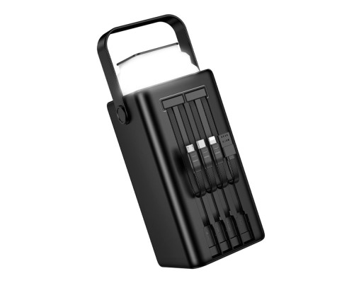 Універсальна Мобільна Батарея Power Bank Borofone BJ65B High 22.5W+PD20W+four-cables 80000mAh Колір Чорний 6941991122057 ma37802_3664796