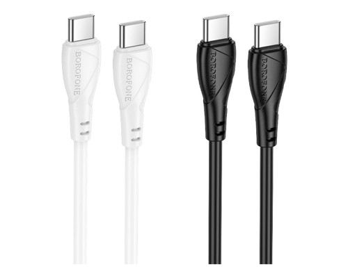 Кабель USB Borofone BX121 Type-C to Type-C 60W Колір Чорний 6941991123085 ma38229_3667918