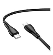 Кабель USB Borofone BX121 Type-C to Type-C 60W Колір Чорний 6941991123085 ma38229_3667918