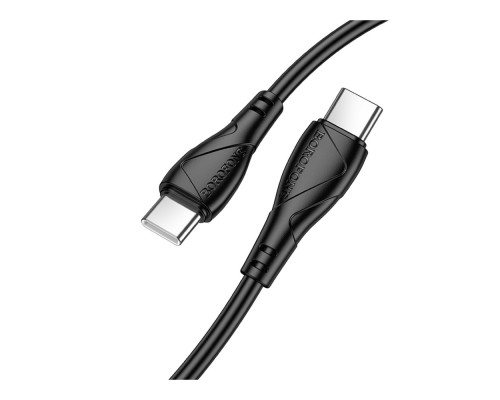 Кабель USB Borofone BX121 Type-C to Type-C 60W Колір Чорний 6941991123085 ma38229_3667918