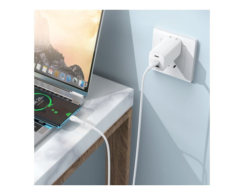 Кабель USB Borofone BX121 Type-C to Type-C 60W Колір Чорний 6941991123085 ma38229_3667918