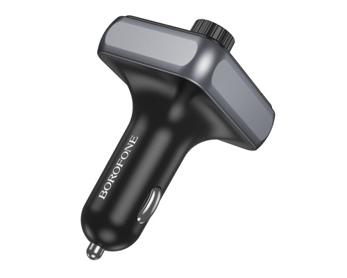FM-трансмітер Borofone BC50 PD20W+QC3.018W BT 5.4 Total 38W Колір Чорний 6941991115257 ma35545_3346691