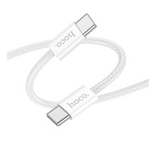 Кабель USB Hoco X104 Source 60W Type-C to Type-C Колір Бiлий 6942007616867