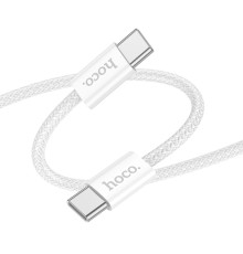 Кабель USB Hoco X104 Source 60W Type-C to Type-C Колір Бiлий 6942007616867