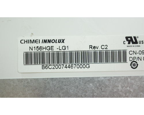 Матриця 15.6 N156HGE-LG1 (1920*1080, 40pin, LED, SLIM(вертикальні вушки), матова, роз'єм праворуч знизу) для ноутбука (renew) NBB-48444