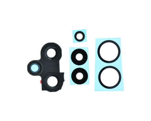 Скло камери Xiaomi Poco F5 з рамкою black PLS-00-00119807