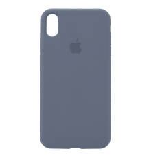 Чохол Silicone Case Full Protective iPhone XS Max lavender gray PLS-00-00071840