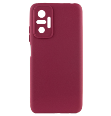 Чохол Silicone Cover Full Camera Xiaomi Redmi Note 10 Pro marsala PLS-00-00118611