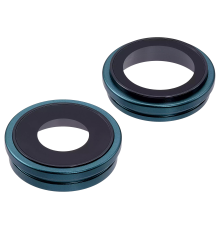 Скло камери Apple iPhone 16 з рамкою teal (Original) PLS-00-00132880