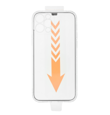 Чохол Clear Case 1.6mm + Захисне скло 2.5D black iPhone 13 Pro Max PLS-00-00141365