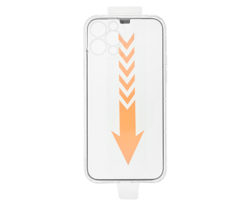 Чохол Clear Case 1.6mm + Захисне скло 2.5D black iPhone 13 Pro Max PLS-00-00141365