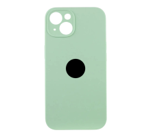 Чохол Silicone Case Full Camera Protective для iPhone 15 pistachio PLS-00-00155522