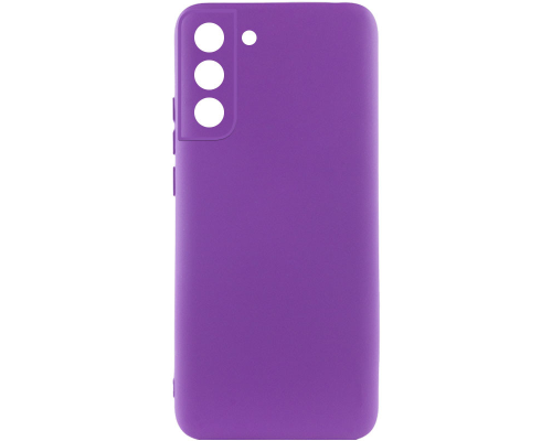 Чохол Silicone Cover Full Camera Samsung G990 Galaxy S21 FE purple PLS-00-00116796