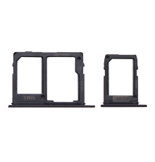 Тримач SIM-карти та карти пам'яті Samsung A605 Galaxy A6 Plus (2018) black PLS-00-00080348