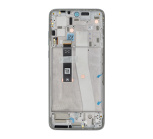 Дисплей Motorola XT2245 Moto Edge 30 Neo з сенсором та рамкою silver (Original) PLS-00-00106594