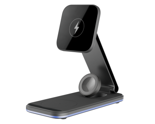 Бездротовий зарядний пристрій Proove Energy Fold 3в1 15W black PLS-00-00112592