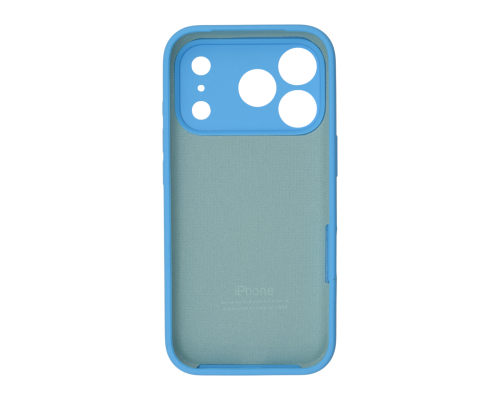 Чохол Silicone Case Full Camera Protective iPhone 17 Pro surf blue PLS-00-00155264
