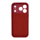 Чохол Silicone Case Full Camera Protective iPhone 17 Pro Max rose red PLS-00-00156039