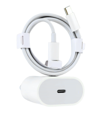 Зарядний пристрій Apple iPhone 15 Pro Max з кабелем Type-C 35W 1USB-C (Original China) white PLS-00-00115703