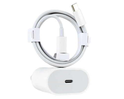 Зарядний пристрій Apple iPhone 15 Pro Max з кабелем Type-C 35W 1USB-C (Original China) white PLS-00-00115703