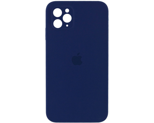 Чохол Silicone Case Квадратні Борти Full Camera iPhone 11 Pro Max midnight blue PLS-00-00103998