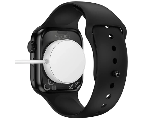 Бездротовий зарядний пристрій для смарт годинників Borofone BD14 white PLS-00-00147054