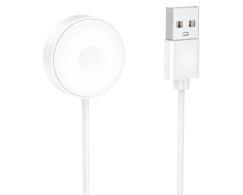 Бездротовий зарядний пристрій для смарт годинників Borofone BD14 white PLS-00-00147054