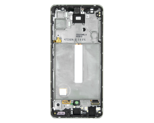 Дисплей Samsung A525 Galaxy A52 (2021) з сенсором та рамкою silver (Original) PLS-00-00083864