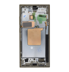 Дисплей Samsung S928 Galaxy S24 Ultra з сенсором та рамкою yellow (Original Assembled) PLS-00-00145922