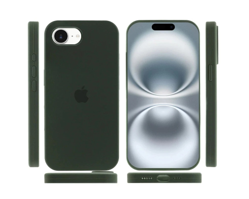 Чохол Silicone Case Full Protective iPhone 16e cyprus green PLS-00-00142236