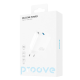 Зарядний пристрій Proove Silicone Power 45W 3A 1USB-A+1USB-C white PLS-00-00112611
