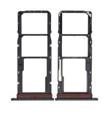 Тримач SIM-карти та карти пам'яті Motorola XT2231 Moto G22 black PLS-00-00100051