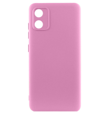 Чохол Silicone Cover Full Camera Motorola Moto E13 pink PLS-00-00118084