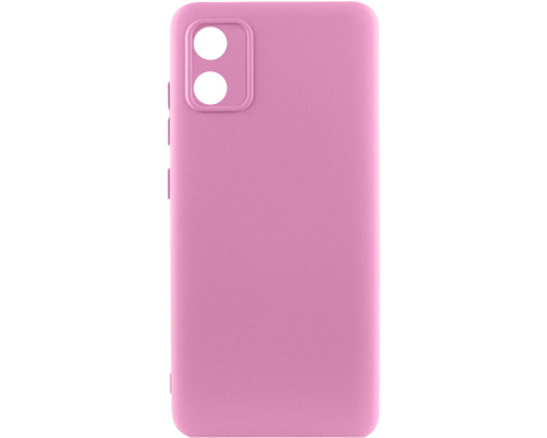 Чохол Silicone Cover Full Camera Motorola Moto E13 pink PLS-00-00118084