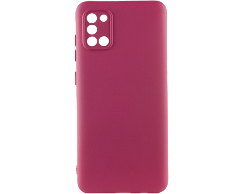 Чохол Silicone Cover Full Camera Samsung A315 Galaxy A31 marsala PLS-00-00118281
