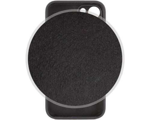 Чохол Silicone Case Full Camera Protective iPhone 15 Plus black PLS-00-00122734