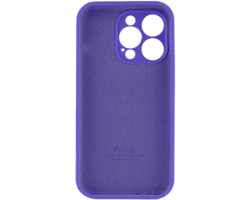 Чохол Silicone Case Full Camera Protective iPhone 15 Pro Max dark purple PLS-00-00111553