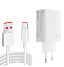 Зарядний пристрій Xiaomi 33W 1USB-A з кабелем Type-C (Original China) white PLS-00-00130670