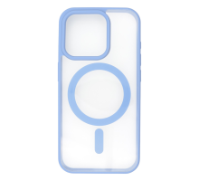 Чохол TPU+PC Сolor сase with MagSafe iPhone 15 Pro Max far blue PLS-00-00135412