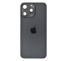 Задня кришка iPhone 15 Pro Max зі склом камери black (Original) PLS-00-00133646